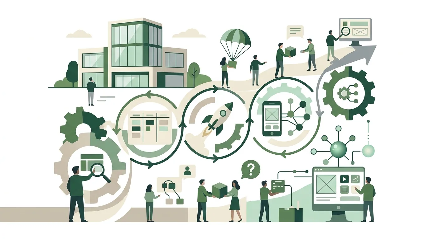 Illustration for the question “What is agile software development?”