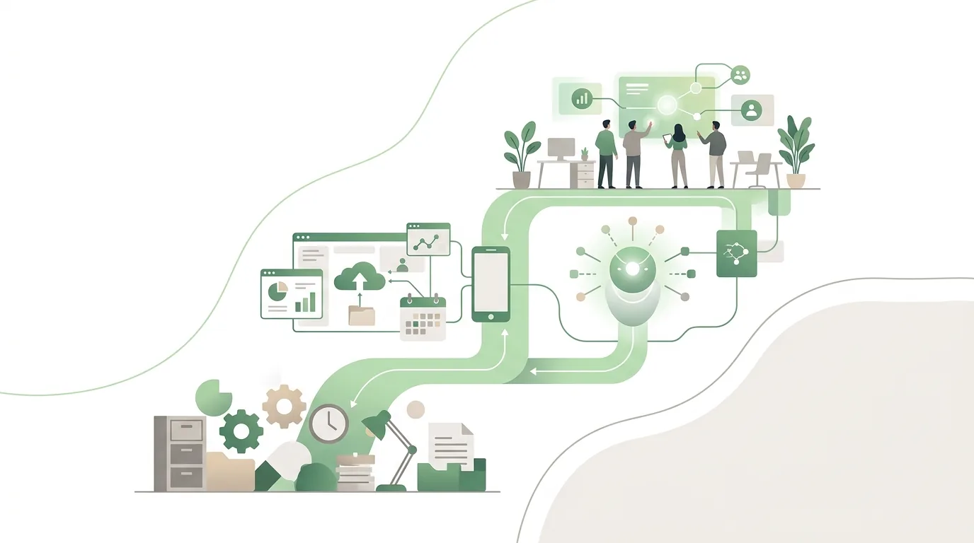 Illustration for the section “How DigifyNow approaches digitalization”