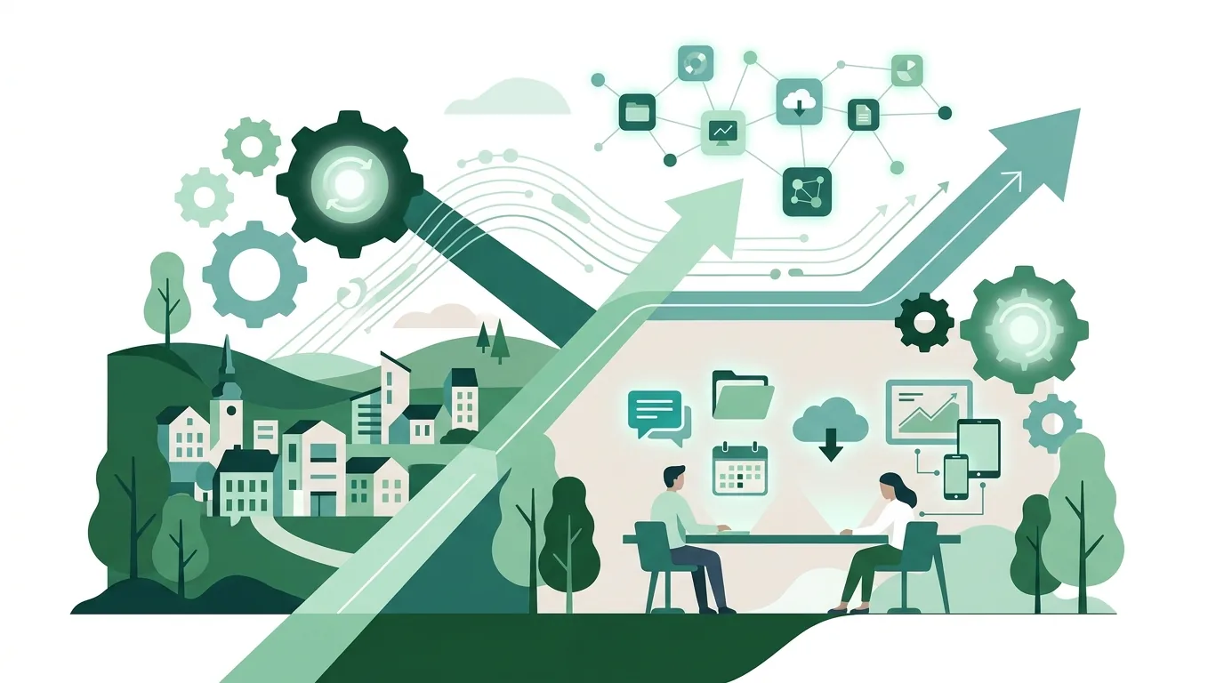 Illustration for the section “Digitalization in Koblenz and the Westerwald: how DigifyNow works”