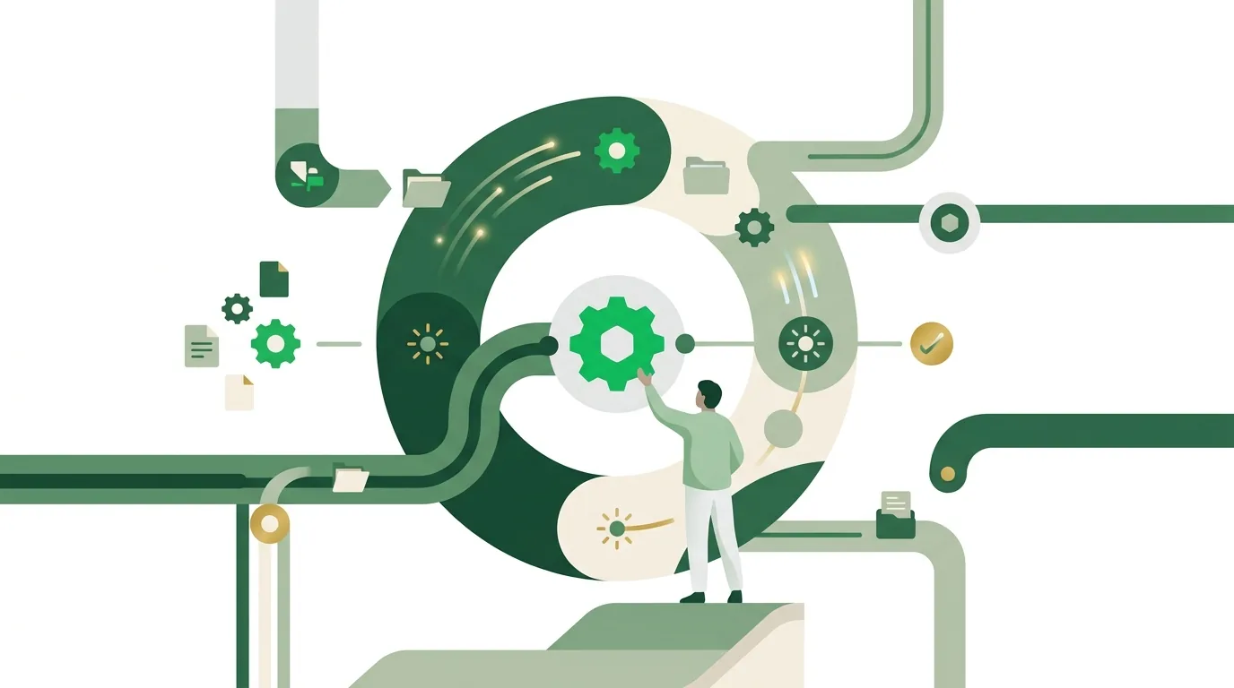 Illustration zur Frage „Wie setzt DigifyNow einen KI-Agenten im Unternehmen um?“