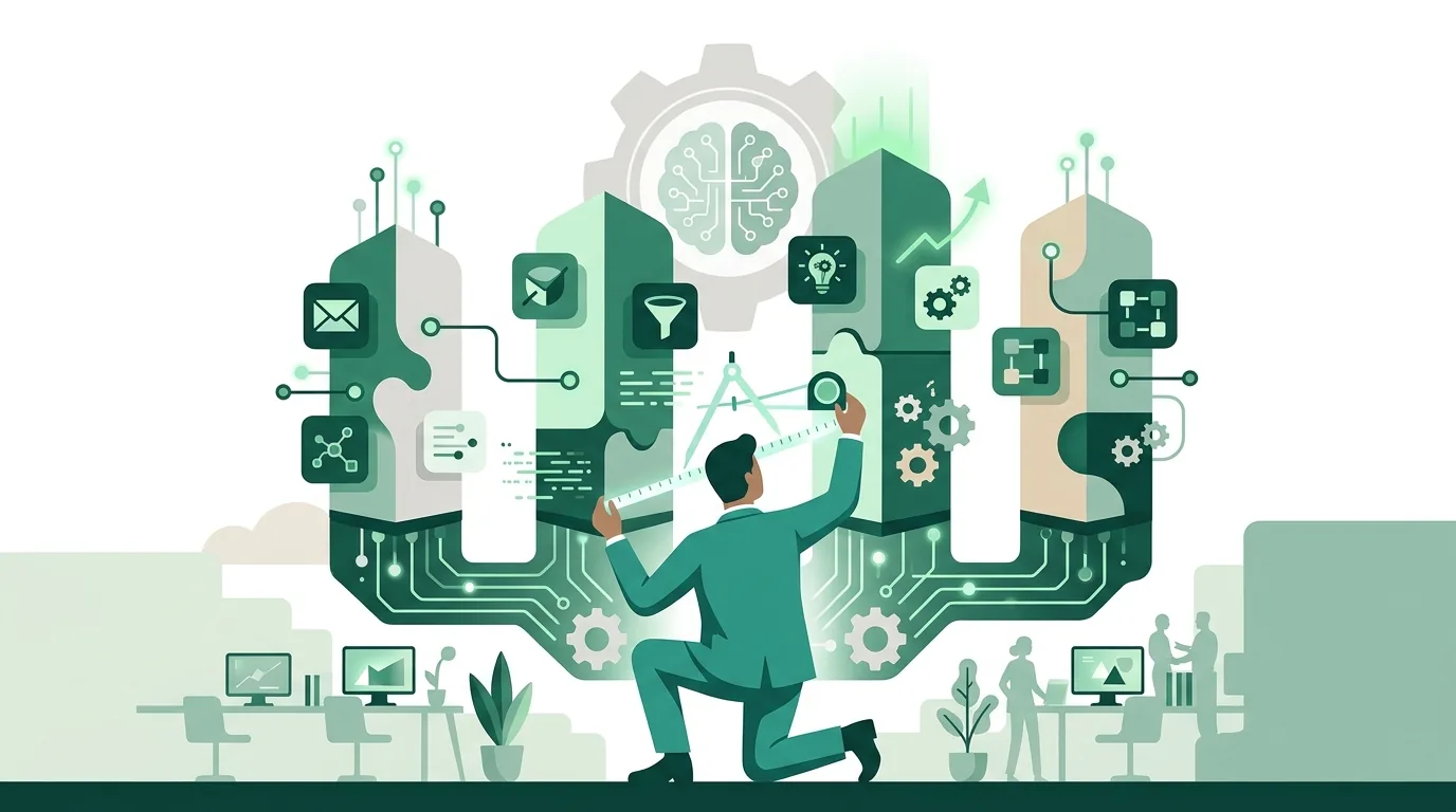Illustration zur Frage „Welche Marketing-Automation-Tools gibt es und wie vergleicht man sie?“
