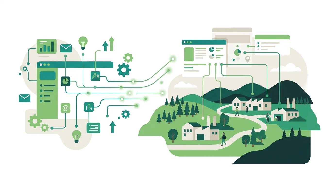 Illustration zur Frage „Marketing im Westerwald: Was ist regional anders?“