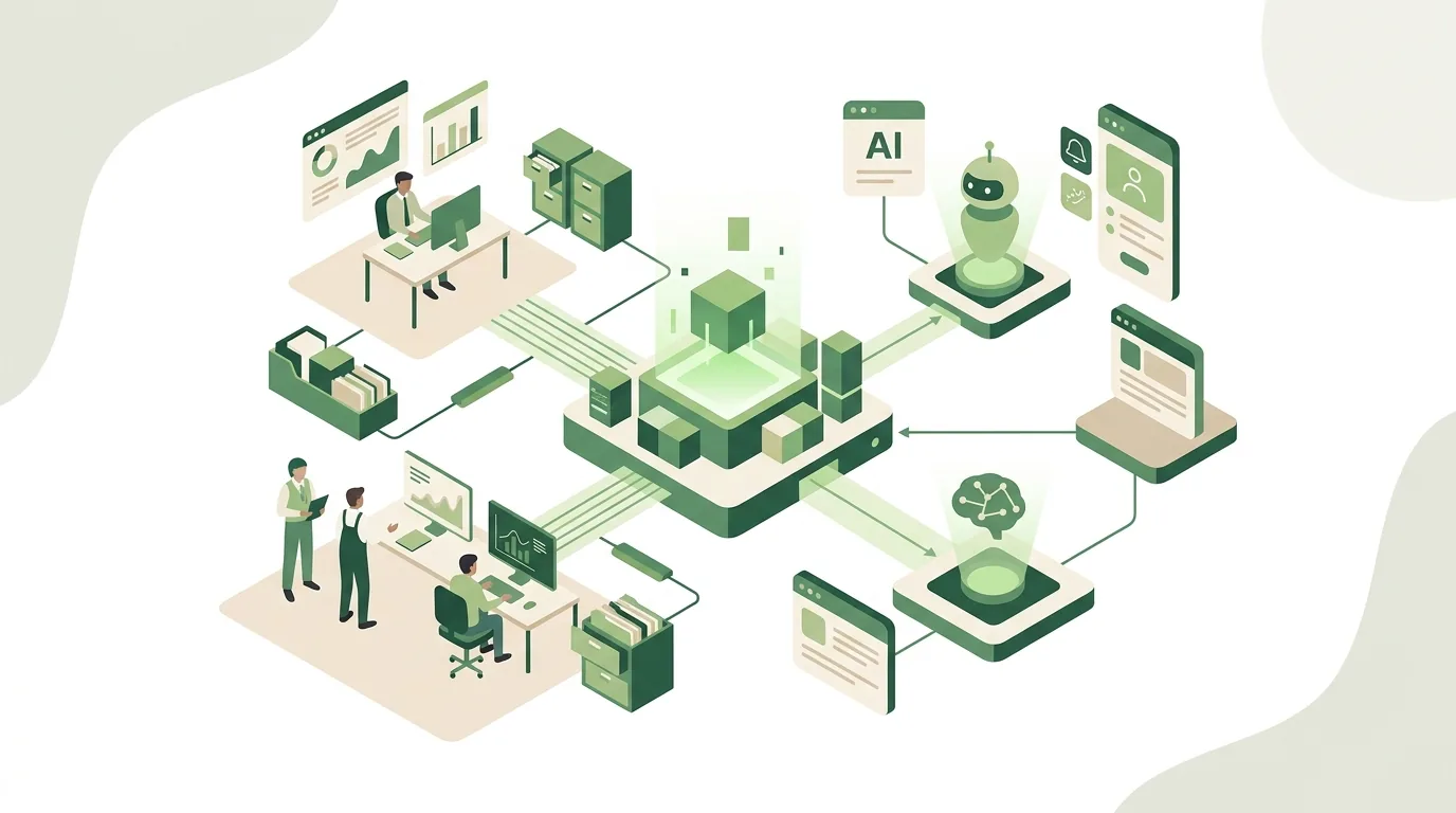 Illustration zur Frage „Was ist ein MCP Server und wie funktioniert er?“