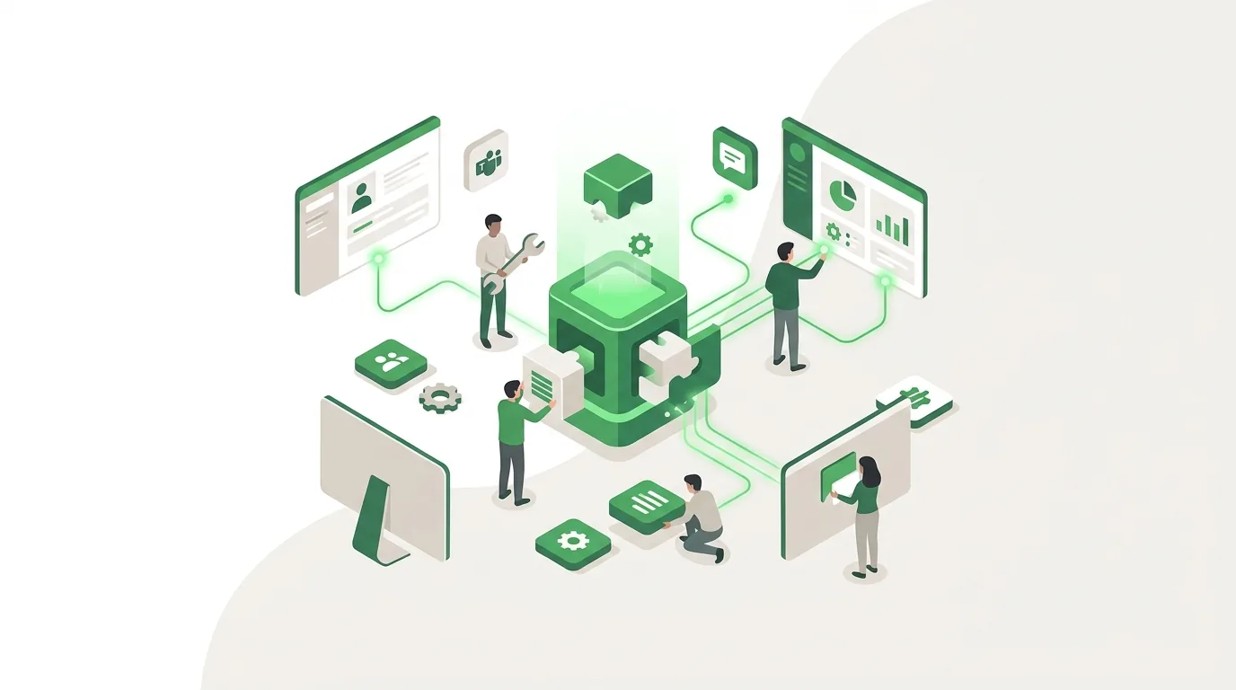 Illustration zur Frage „Wie kann ich einen MCP Server selbst erstellen?“