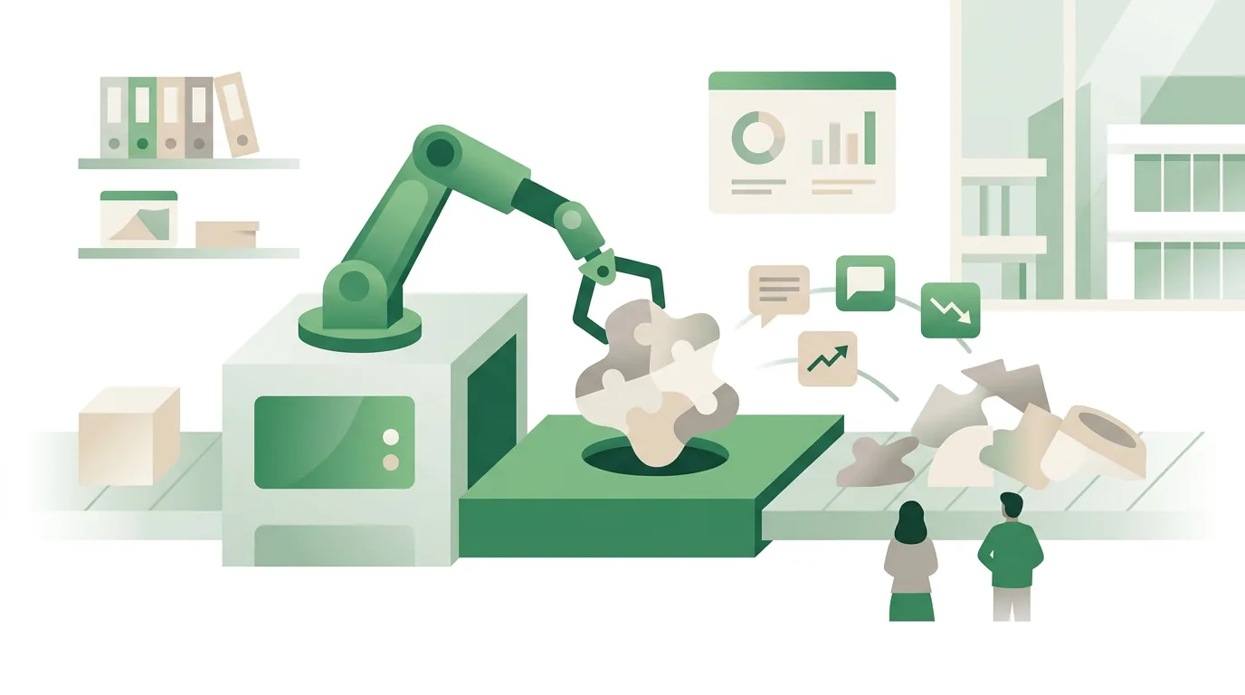 Illustration zur Frage „Wann funktioniert RPA nicht?“