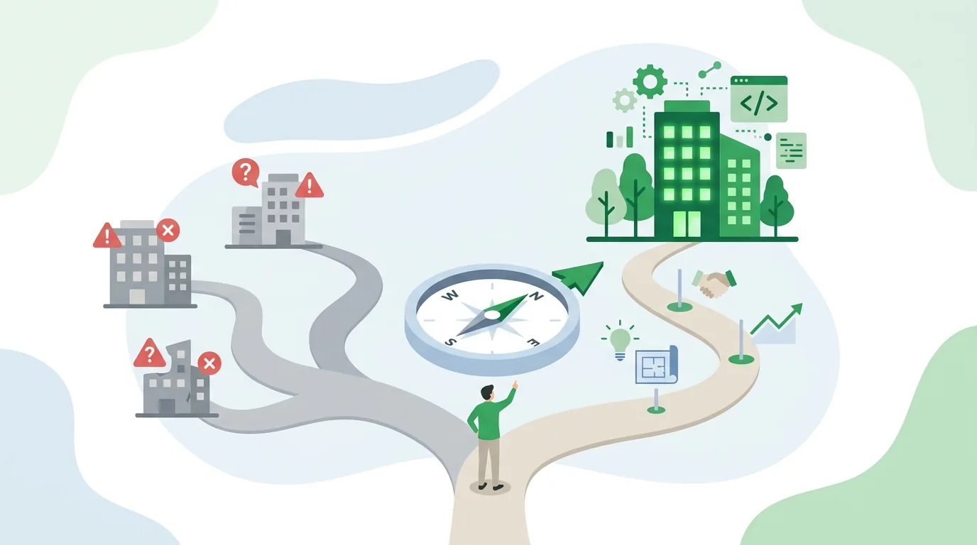 Illustration zur Frage „Agentur für Softwareentwicklung im Westerwald: worauf sollte ich achten?“